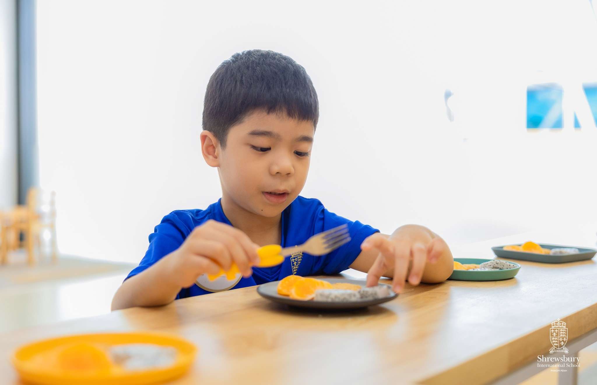 Colorful and healthy meals served to students at Shrewsbury International School Phnom Penh