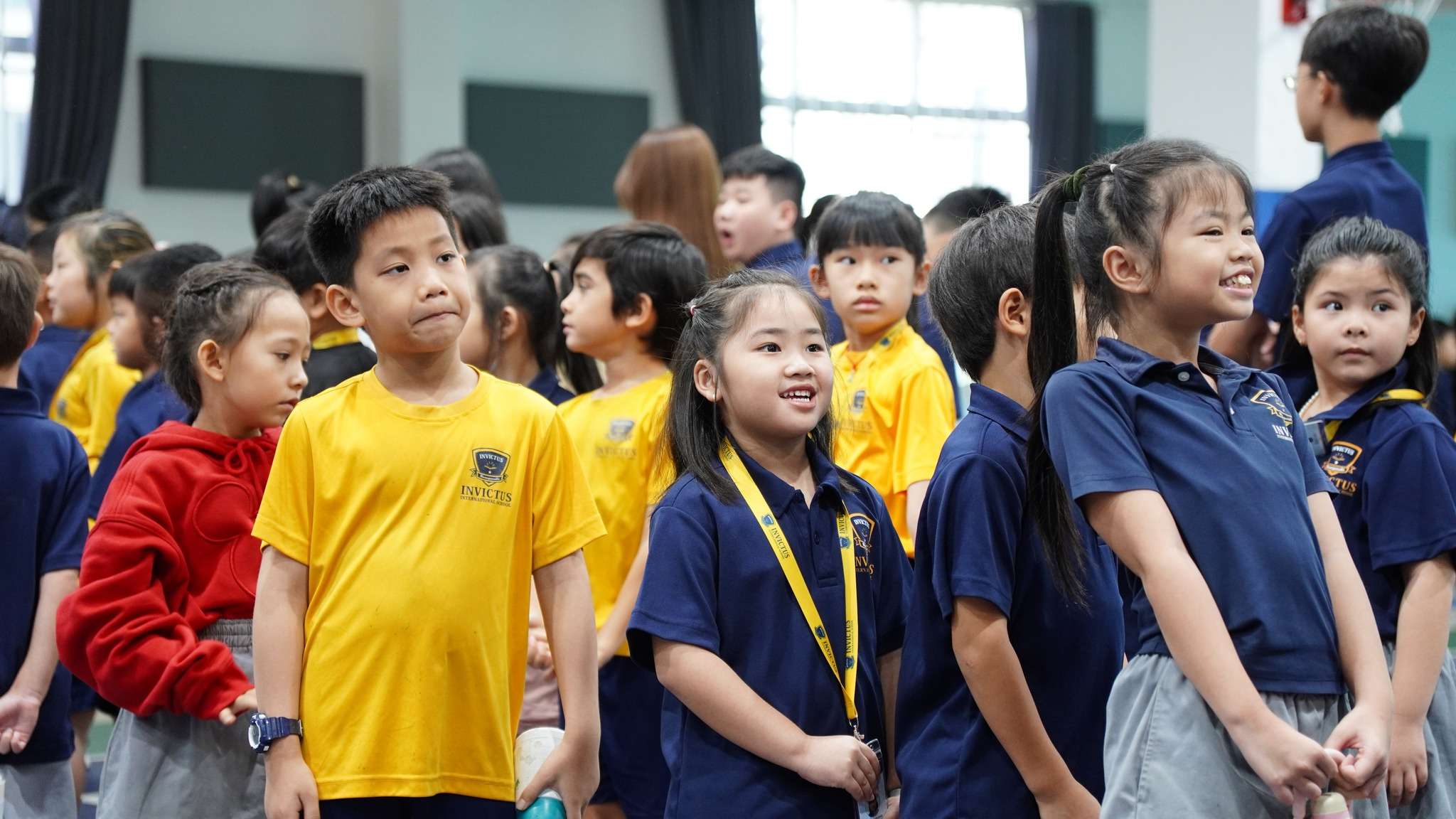 Students and teachers at Invictus International School Phnom Penh participating in The Global Village series, sharing cultural stories and traditions.