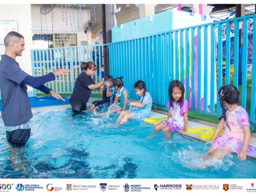 Early Years Swimming Class at Harrods International Academy
