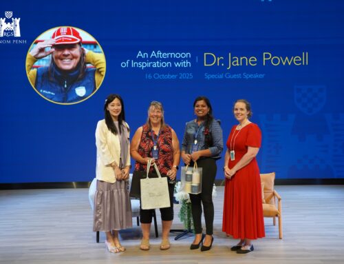 Empowering Students Through Inspiration: Dr. Jane Powell Visits Reigate Grammar School Phnom Penh