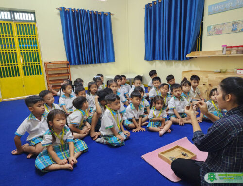 Learning Through Play: Locks and Keys Activity at The Northline School, Stung Meanchey Branch