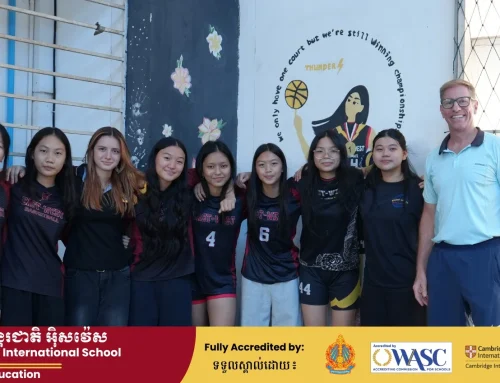 East-West International School Cambodia Celebrates PPAC 8 Girls Volleyball Championship Victory